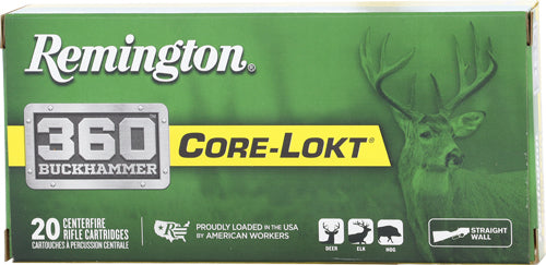 Remington .360 Buckhammer Core-Lokt Soft Point 200 Grain 20/Box