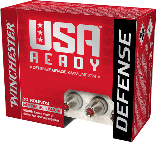 Winchester 10mm Auto USA Ready Hex-Vent Jacketed Hollow Point 170 Grain 20/Box [Item 2305]