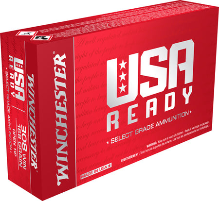 Winchester .308 Win / 7.62x51mm USA Ready Open Tip Range 168 Grain 20/Box