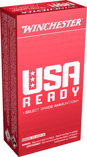 Winchester 9mm Luger / Parabellum USA Ready Full Metal Jacket Flat Nose 115 Grain 50/Box