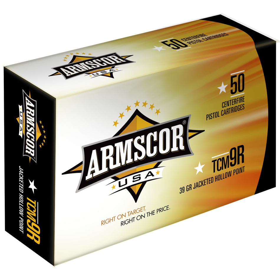 Armscor .22 TCM Precision Jacketed Hollow Point 39 Grain 50/Box