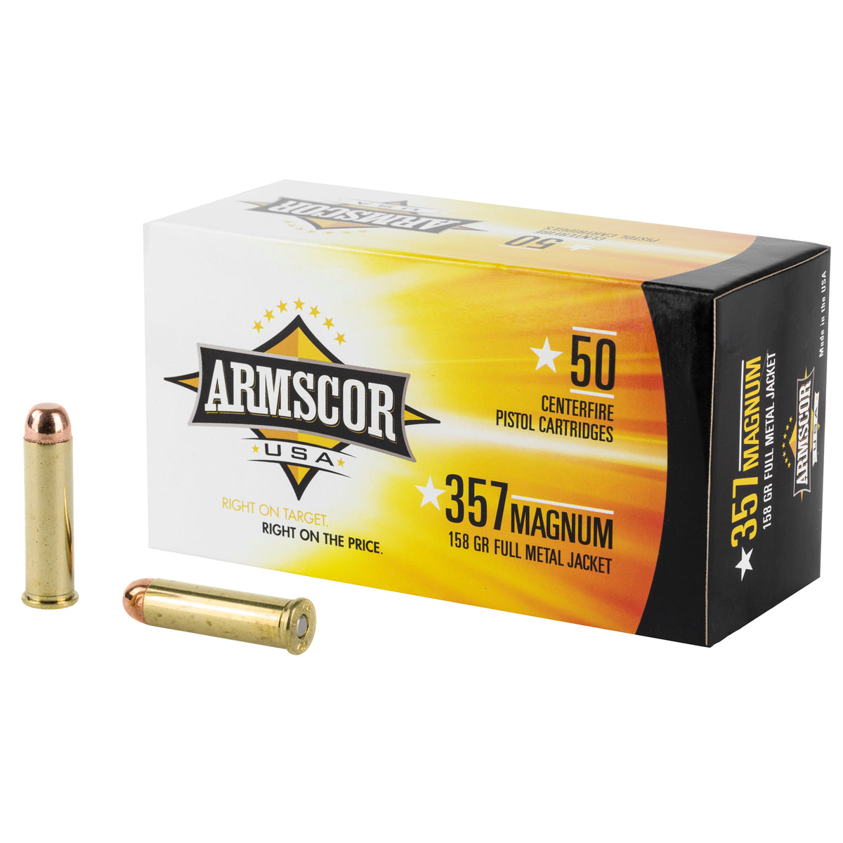 Armscor .357 Magnum Competition Full Metal Jacket 158 Grain 50/Box