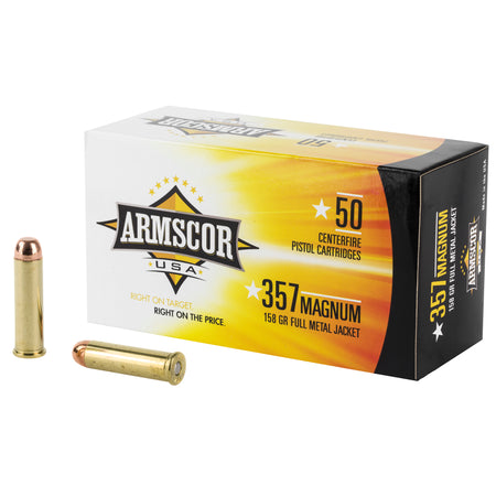 Armscor .357 Magnum Competition Full Metal Jacket 158 Grain 50/Box