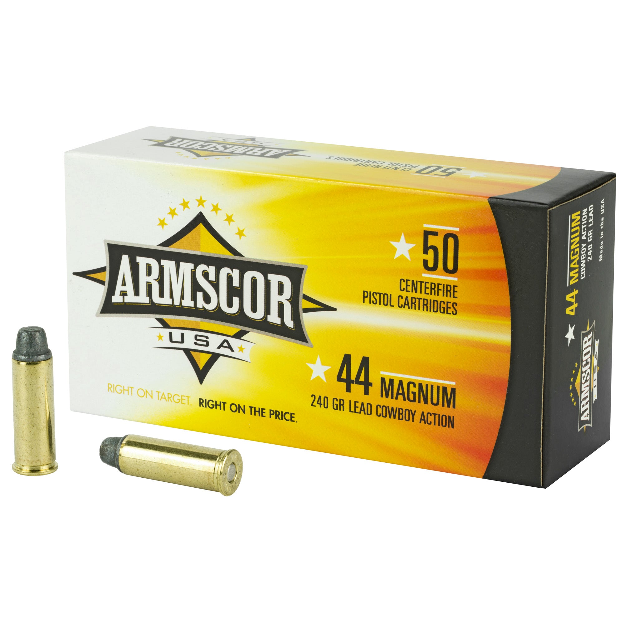 Armscor .44 Magnum Competition Semi Wadcutter 240 Grain 50/Box