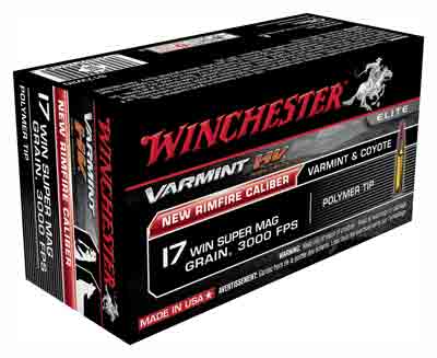 Winchester .17 WSM Varmint High Energy Polymer Tip 25 Grain 50/Box