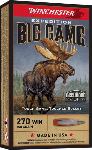 Winchester .270 Winchester Expedition Big Game Nosler AccuBond Long-Range 150 Grain 20/Box