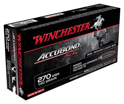 Winchester .270 WSM Expedition Big Game AccuBond CT Polymer Tip 140 Grain 20/Box