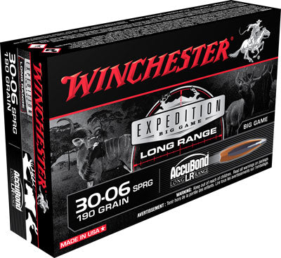 Winchester .30-06 Springfield Expedition Big Game Nosler AccuBond Long-Range 190 Grain 20/Box