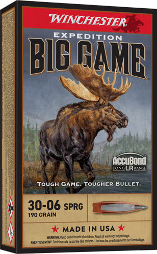 Winchester .30-06 Springfield Expedition Big Game Nosler AccuBond Long-Range 190 Grain 20/Box
