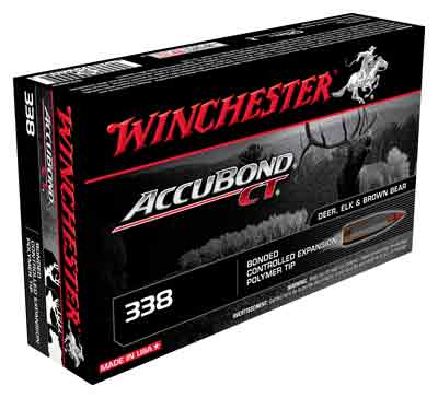 Winchester .338 Lapua Magnum Expedition Big Game AccuBond CT Polymer Tip 300 Grain 20/Box