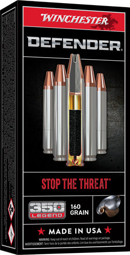 Winchester .350 Legend Defender Bonded Protected Hollow Point 160 Grain 20/Box