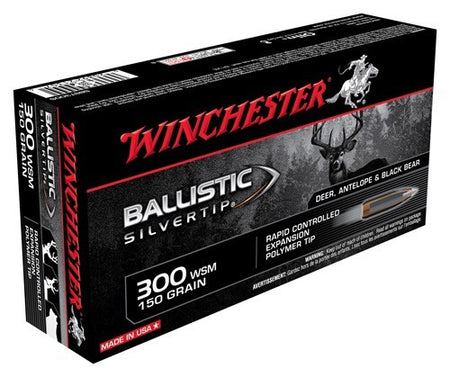 Winchester .300 WSM Ballistic Silvertip Polymer Tip 150 Grain 20/Box