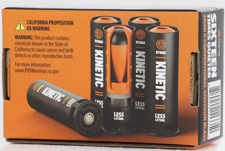 Byrna 12 Gauge Kinetic Less Than Lethal Kinetic Slug Slug 1/8 oz 2.5 in 10/Box