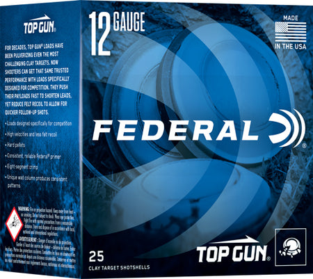 Federal 12 Gauge Top Gun Sporting #8 1 oz 2.75 in 250/Box [Item 7161]
