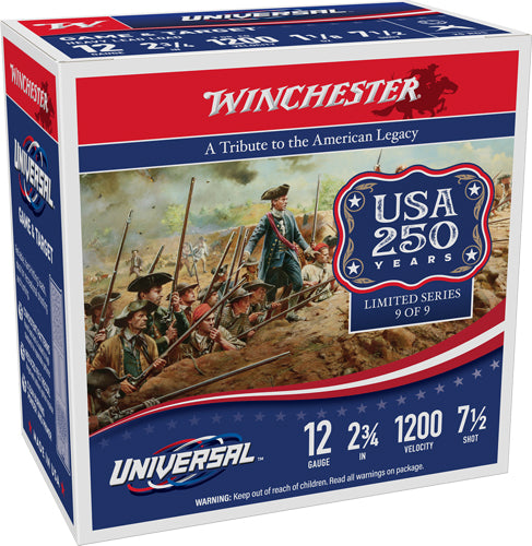 WINCHESTER LIGHT TARGET 12GA 2.75" 1-1/8 #7.5 200RD CASE