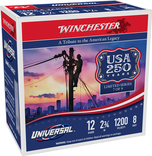 WINCHESTER LIGHT TARGET 12GA 2.75" 1-1/8 #8 200RD CASE