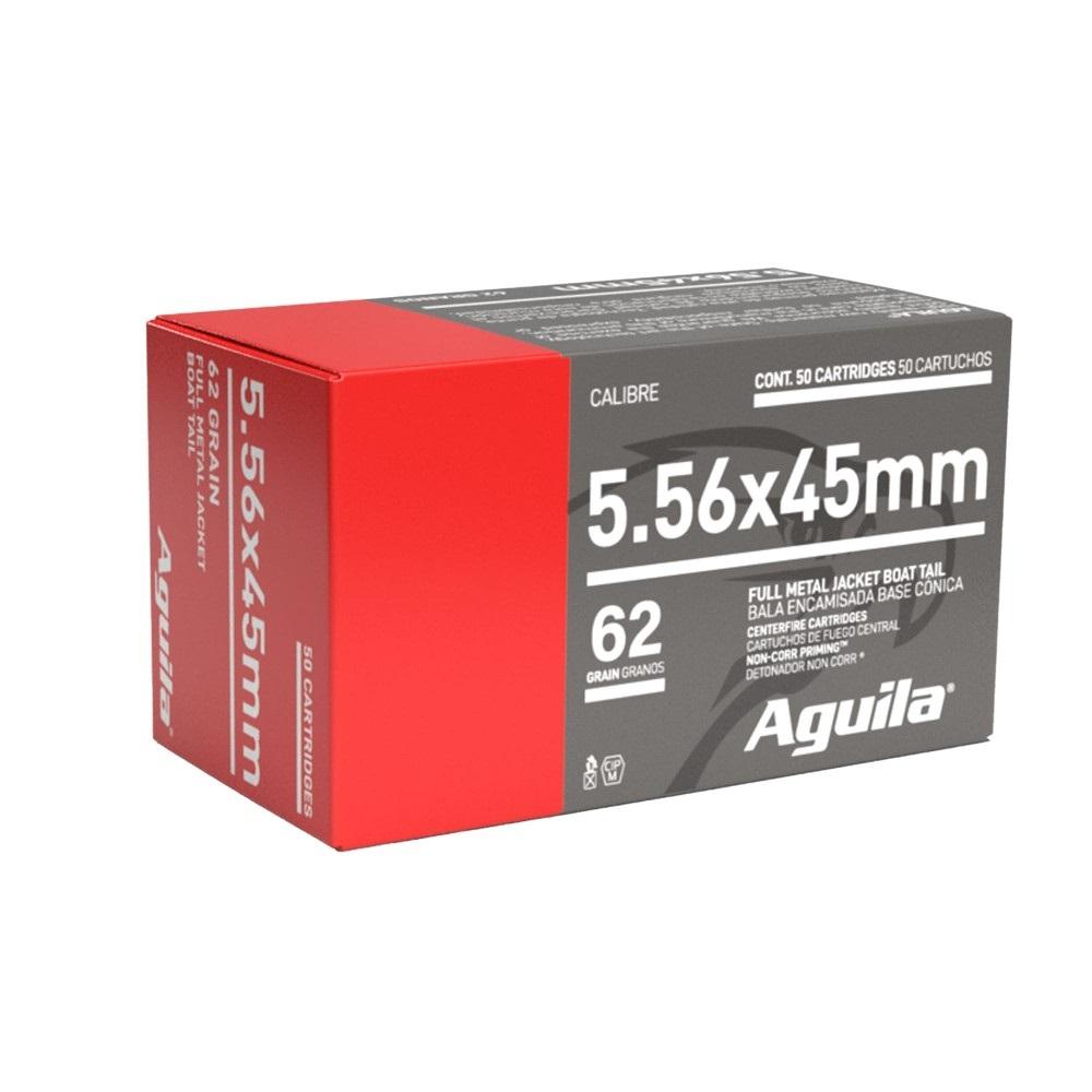 Aguila 5.56x45mm NATO Target & Range Full Metal Jacket Boat Tail 62 Grain 1000/Box