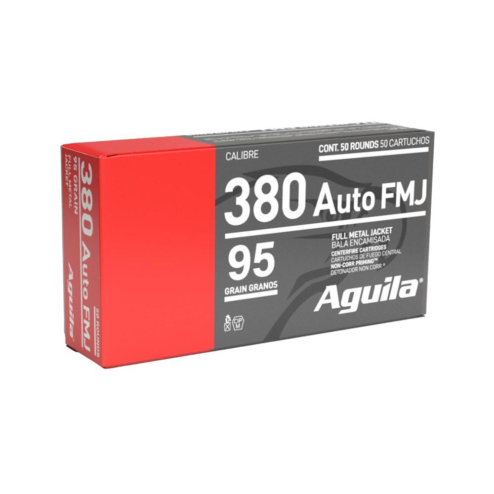 Aguila .380 ACP/Auto Target & Range Full Metal Jacket 95 Grain 1000/Box