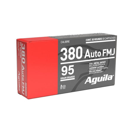 Aguila .380 ACP/Auto Target & Range Full Metal Jacket 95 Grain 1000/Box