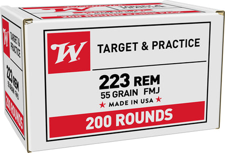 Winchester .223 Remington USA Full Metal Jacket 55 Grain 200/Box