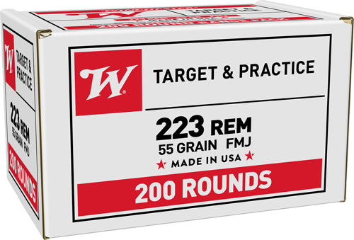 Winchester .223 Remington USA Full Metal Jacket 55 Grain 200/Box
