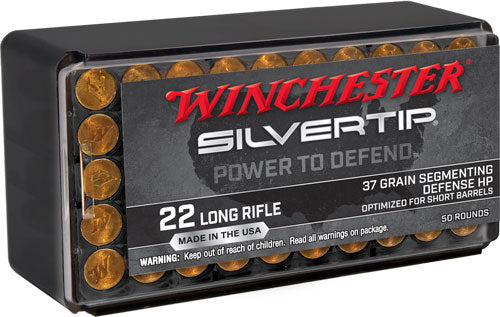 Winchester .22 Long Rifle Silvertip Silvertip Hollow Point 37 Grain 50/Box