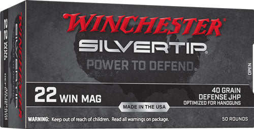 Winchester .22 Magnum / WMR Silvertip Hollow Point 40 Grain 20/Box