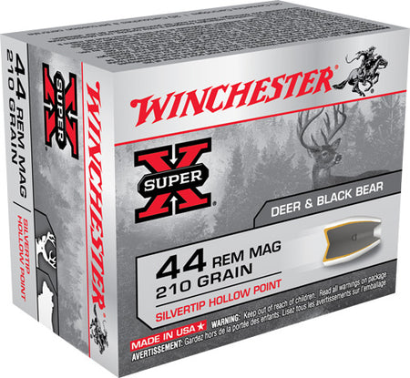 Winchester .44 Magnum Silvertip Jacketed Hollow Point 210 Grain 20/Box