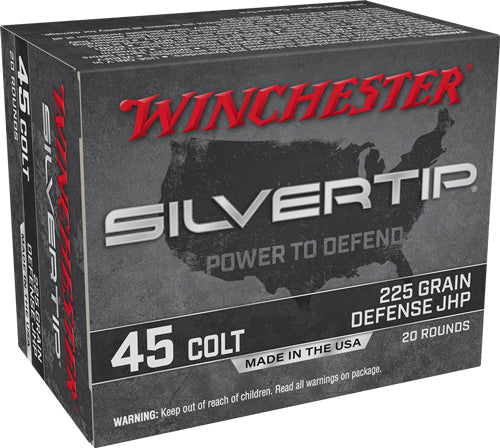 Winchester .45 Long Colt Silvertip Jacketed Hollow Point 225 Grain 20/Box