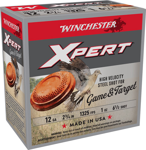Winchester 12 Gauge Xpert Game & Target HIgh Velocity #6.5 1 oz 2.75 in 25/Box