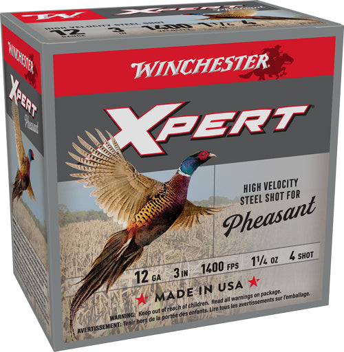 Winchester 12 Gauge Xpert Pheasant High Velocity #4 1-1/4 oz 3 in 25/Box