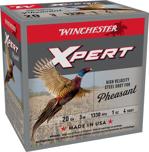 Winchester 20 Gauge Xpert Pheasant High Velocity #4 1 oz 3 in 25/Box