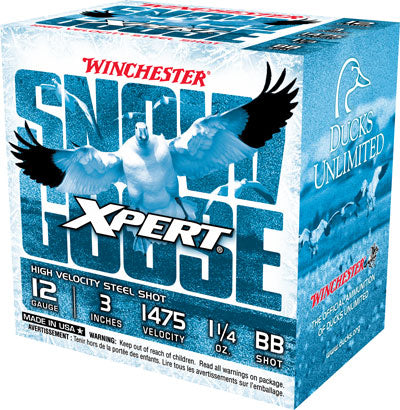 Winchester 12 Gauge Xpert Snow Goose High Velocity BB 1-1/4 oz 3 in 25/Box