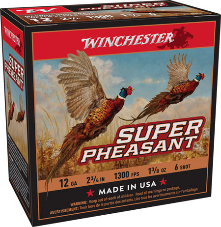 Winchester 12 Gauge Super Pheasant Magnum #6 1-3/8 oz 2.75 in 25/Box
