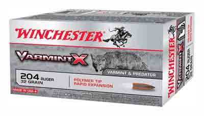 Winchester .204 Ruger Varmint X Polymer Tip Rapid Expansion 32 Grain 20/Box