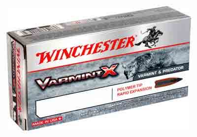 Winchester .22-250 Remington Varmint X Polymer Tip Rapid Expansion 55 Grain 20/Box