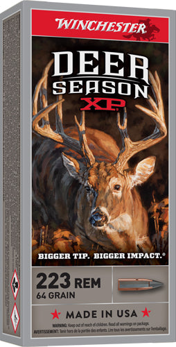 Winchester .223 Remington Deer Season XP Extreme Point 64 Grain 20/Box