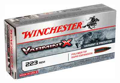 Winchester .223 Remington Varmint X Polymer Tip Rapid Expansion 40 Grain 20/Box