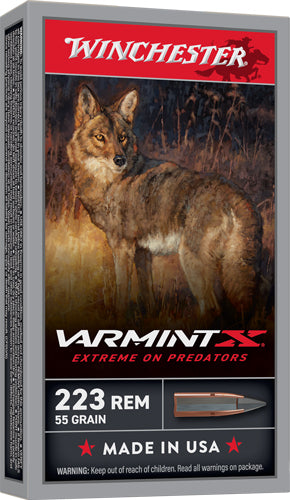 Winchester .223 Remington Varmint X Extreme Point 55 Grain 20/Box
