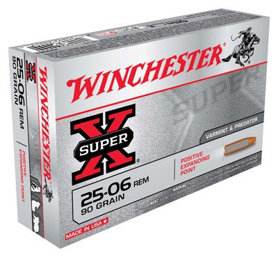 Winchester .25-06 Remington Super X Positive Expanding Point 90 Grain 20/Box