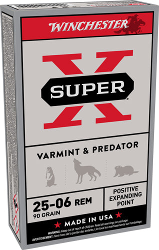 Winchester .25-06 Remington Super X Positive Expanding Point 90 Grain 20/Box
