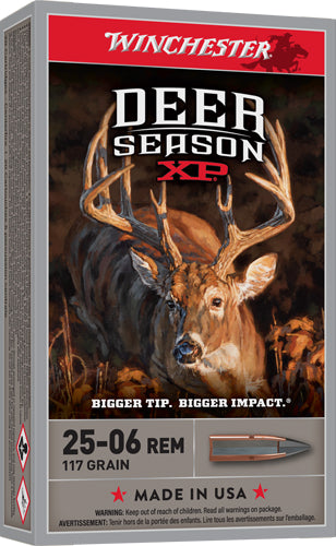 Winchester .25-06 Remington DEER SEASON XP Extreme Point 117 Grain 20/Box