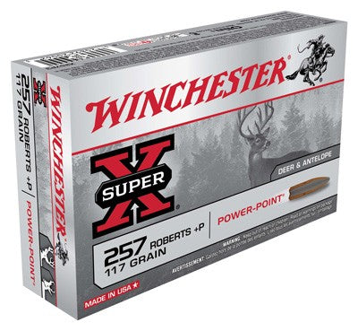Winchester .257 Roberts Super X Power-Point 117 Grain 20/Box