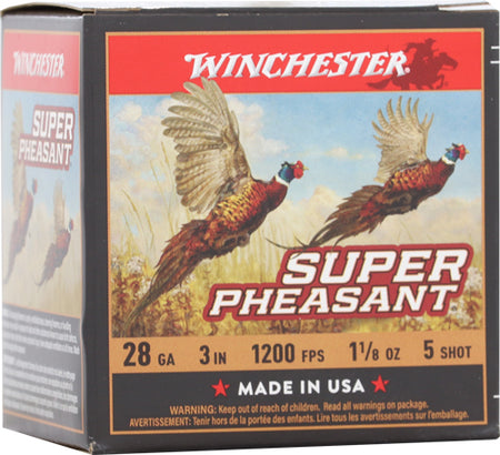 Winchester 28 Gauge Super Pheasant #5 1-1/8 oz 3 in 25/Box