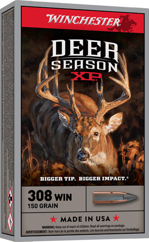 Winchester .308 Win / 7.62x51mm Deer Season XP Extreme Point 150 Grain 20/Box [Item 3025]