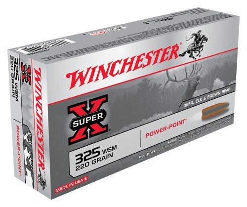 Winchester .325 WSM Super X Power-Point 220 Grain 20/Box