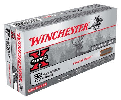 Winchester .32 Winchester Special Super-X Power-Point Pointed Soft Point 170 Grain 20/Box