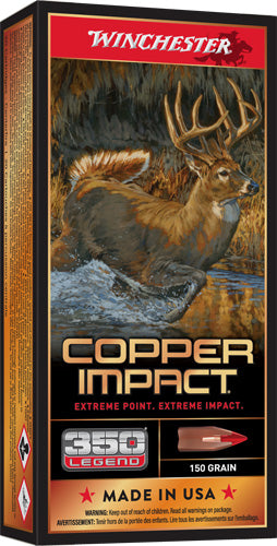 Winchester .350 Legend Deer Season XP Copper Impact Copper Extreme Point Lead-Free 150 Grain 20/Box
