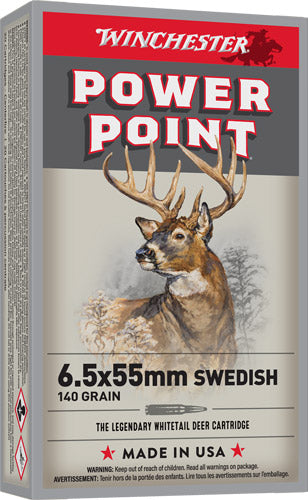 Winchester 6.5x55mm Swedish Super-X Power-Point 140 Grain 20/Box