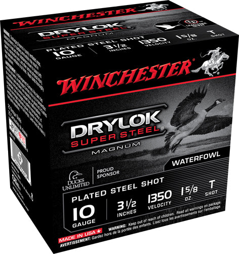 Winchester 10 Gauge Drylok Super Steel Magnum T 1-5/8 oz 3.5 in 25/Box